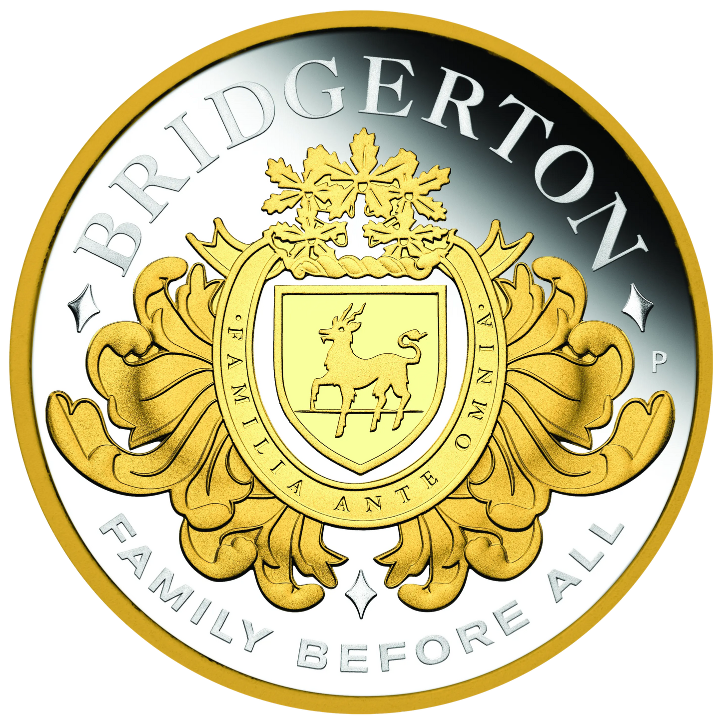 2026 Perth Mint Bridgerton House of Bridgerton 2oz Proof Gilded Silver Coin - Pre Order