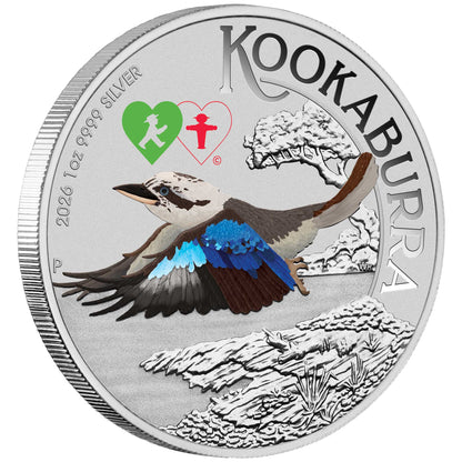 2026 Perth Mint Special Australian Kookaburra 1oz Silver Coloured Coin