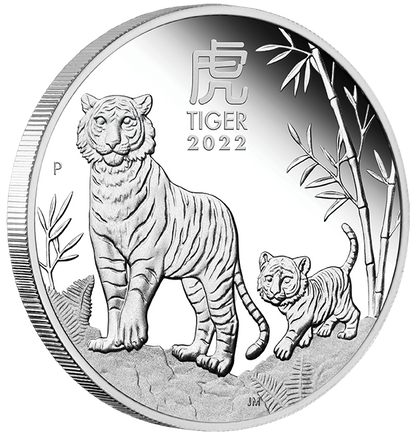 2022 Perth Mint Lunar Tiger 1oz Silver Trio Coin Set