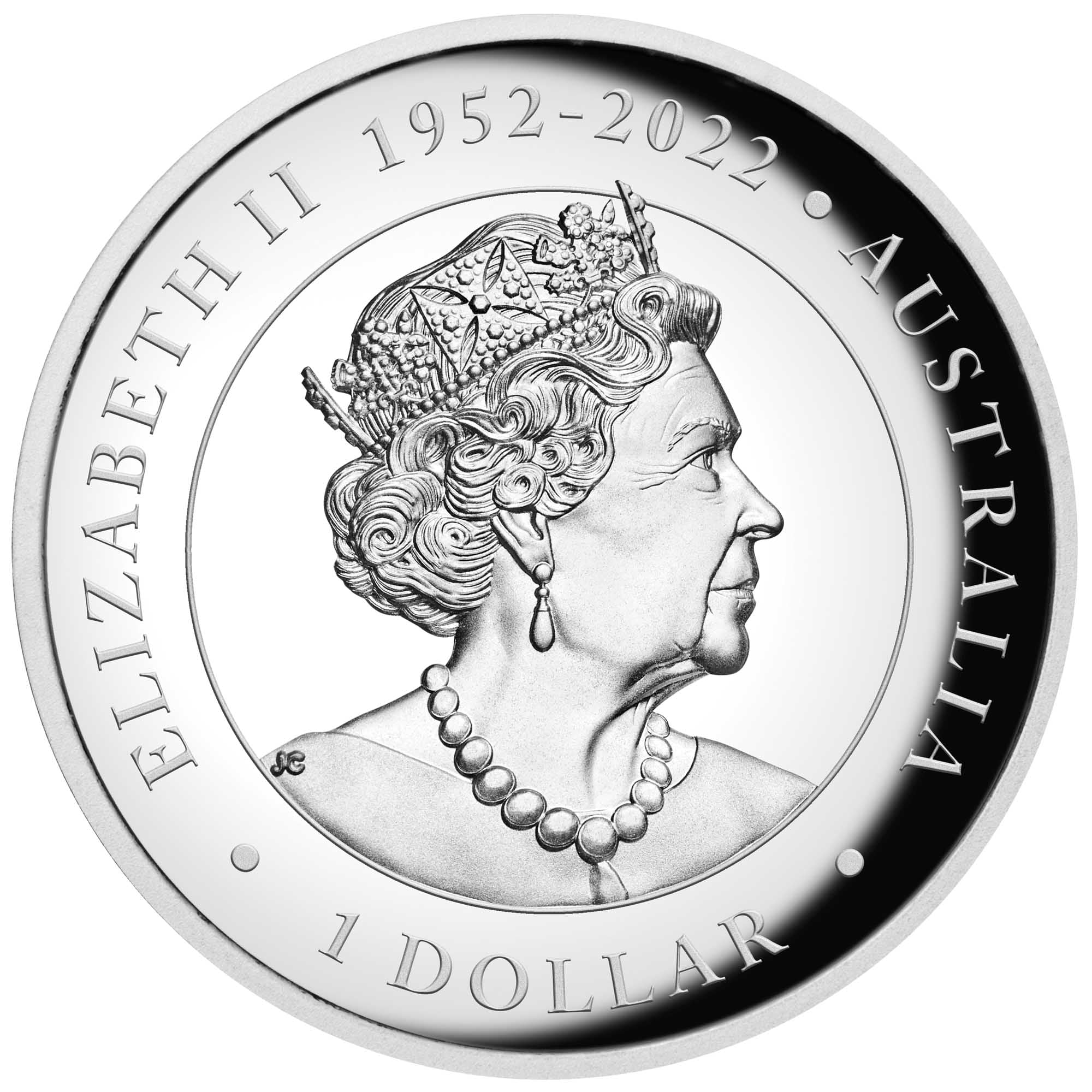 2023 Perth Mint Kangaroo 1oz Silver Coloured Coin
