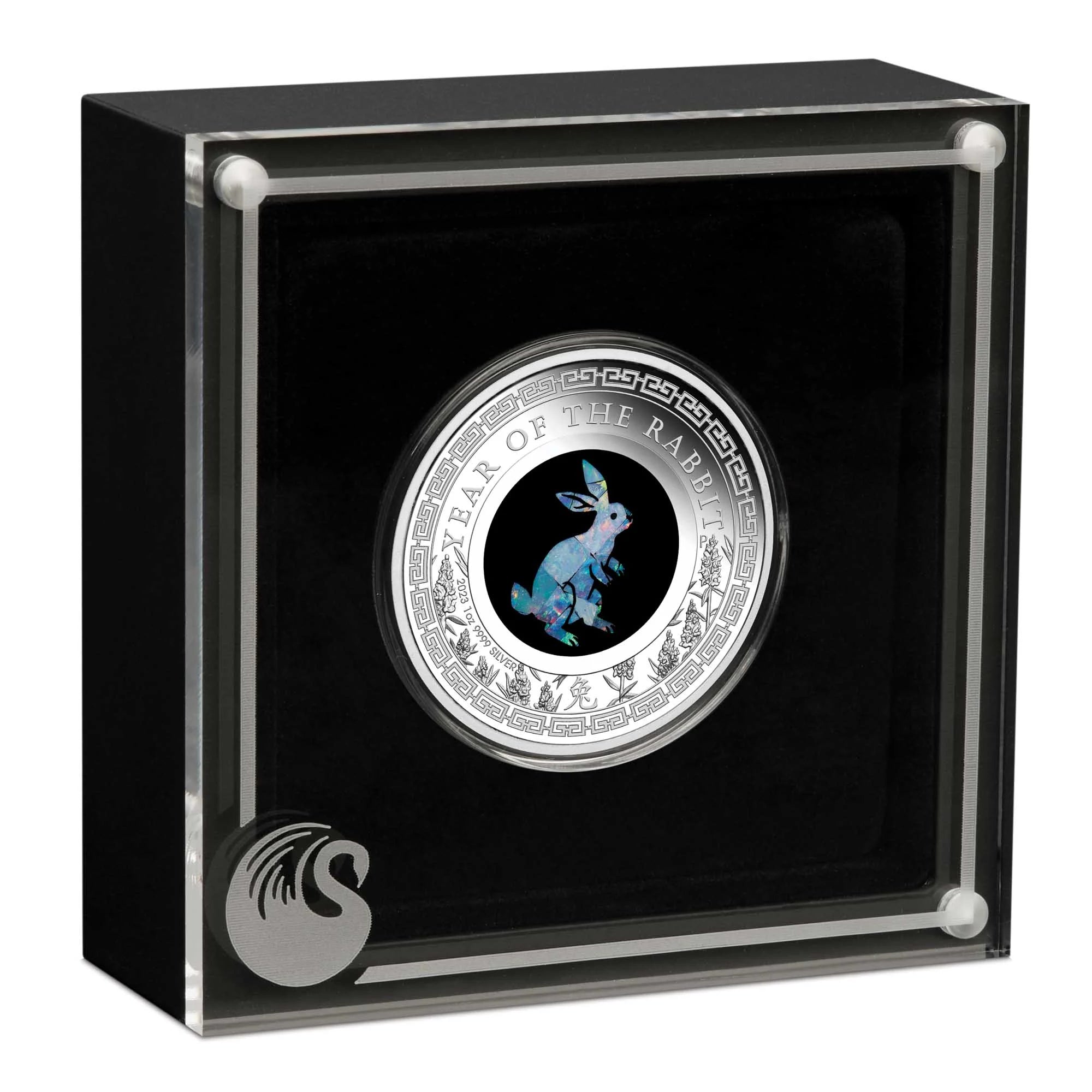 2023 Australian Opal Lunar Series Year of the Rabbit 1oz Silver Proof Coin