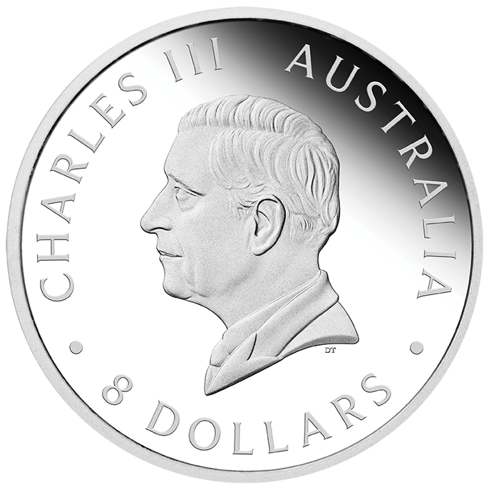 2026 Perth Mint Kookaburra 5oz Silver Incused Coin