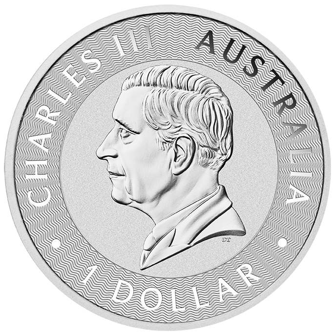 2026 Perth Mint Red Kangaroo 1oz Silver Coloured Coin