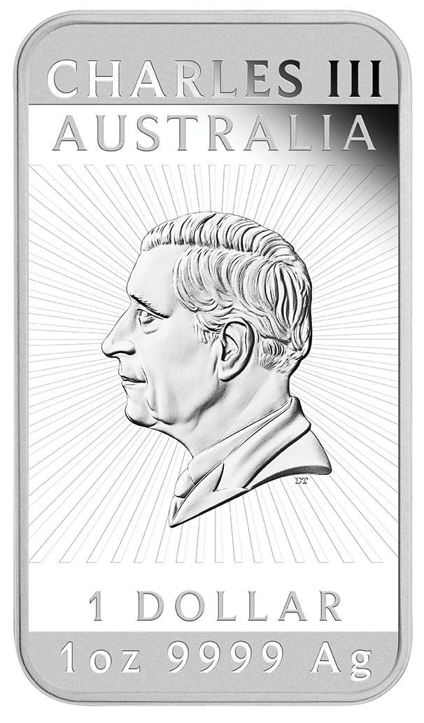 2026 Perth Mint Dragon 1oz Silver Proof Rectangular Bar