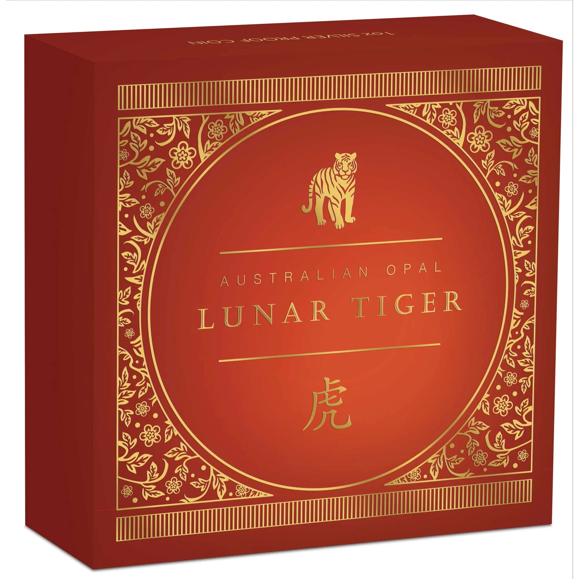 2022 Perth Mint Opal Lunar Tiger 1oz Silver Proof Coin