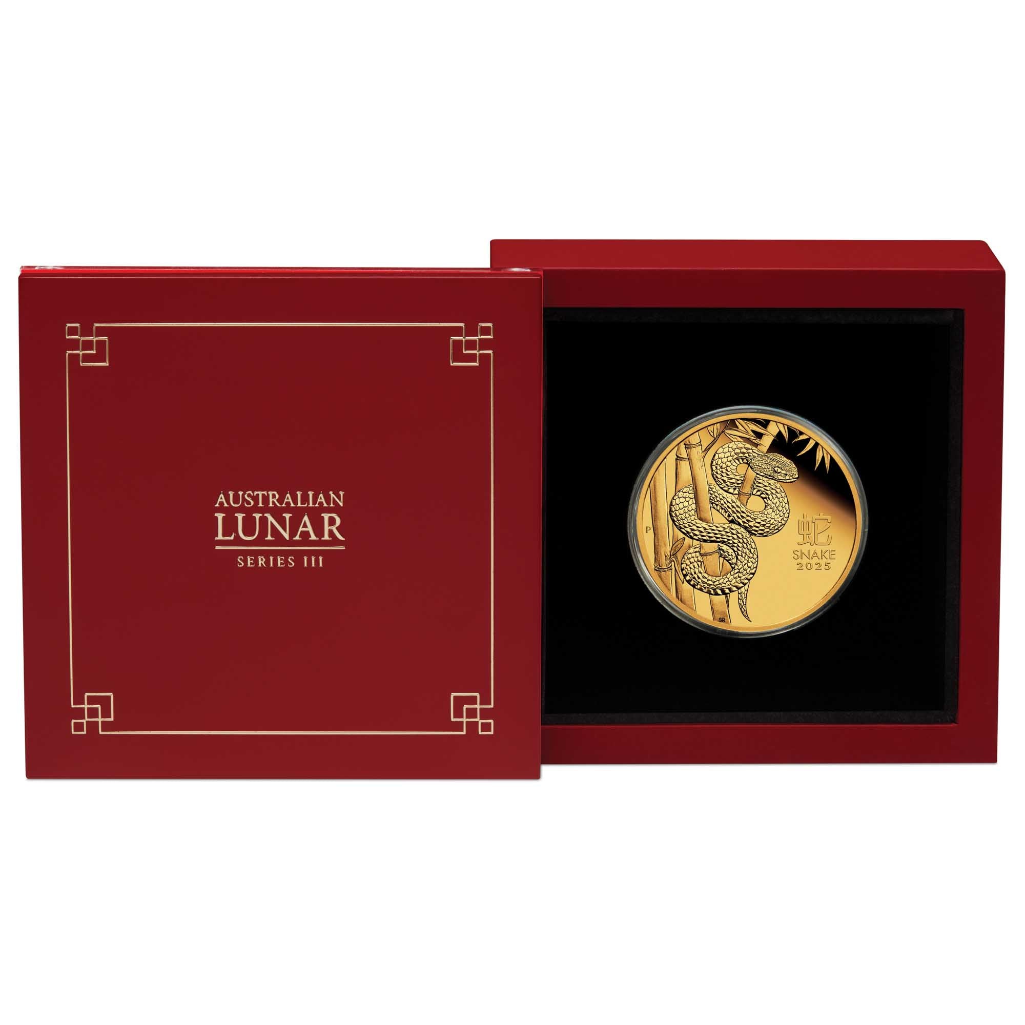 2025 Perth Mint Lunar Snake 1oz Gold Proof Coin