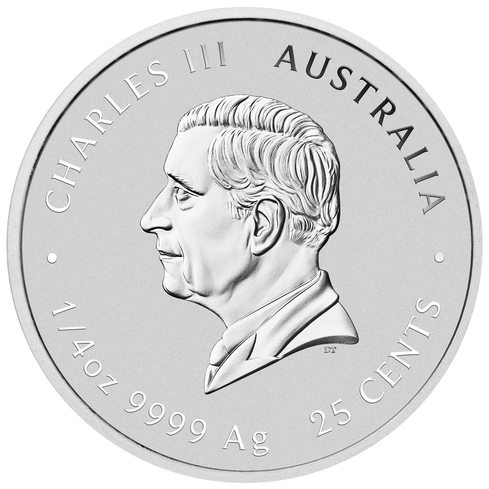 2025 Perth Mint Lunar Snake 1/4oz Silver Coin in Card
