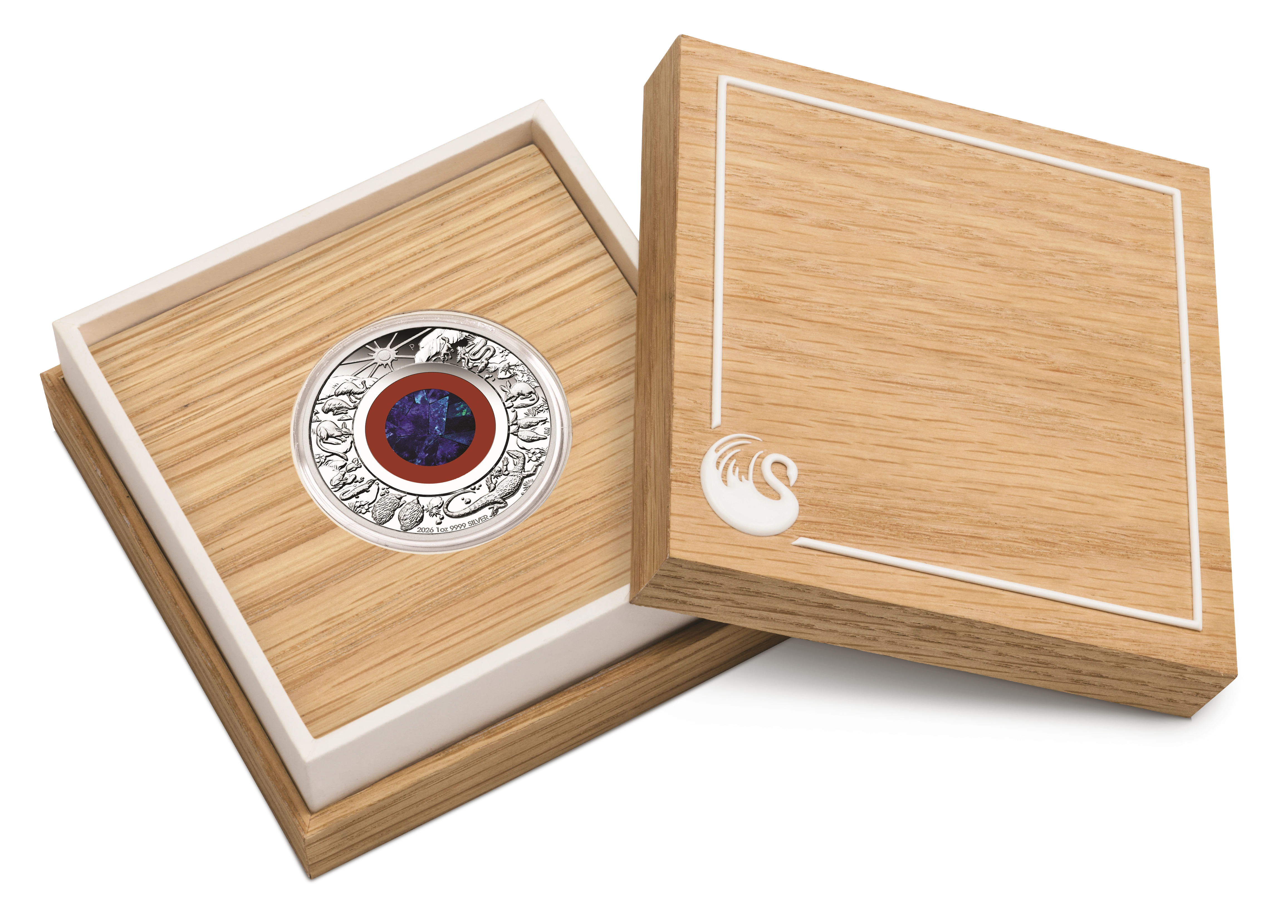 2026 Perth Mint Wonders of Australia Outback 1oz Silver Proof Opal Coin