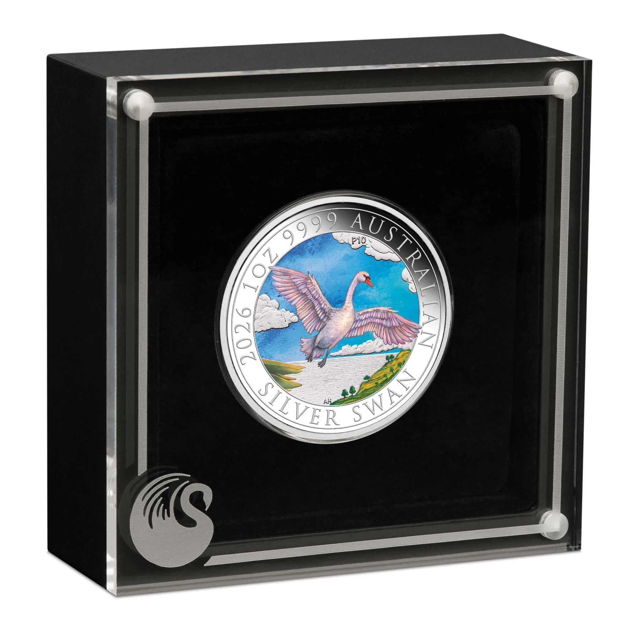 2026 Perth Mint Swan & ANDA Expo 1oz Silver Coloured 2 Coin Collection