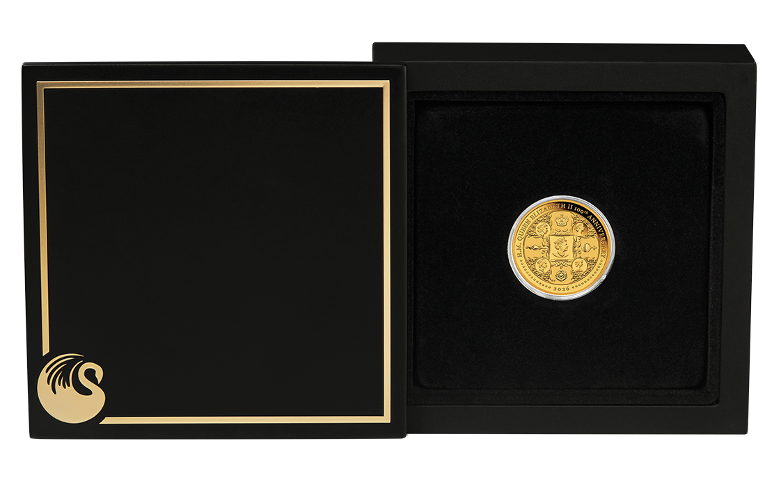2026 Perth Mint Queen Elizabeth II 100th Anniversary 1/4oz Gold Proof Coin