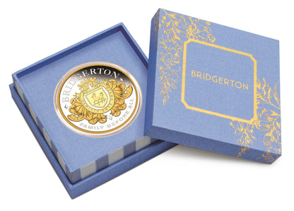 2026 Perth Mint Bridgerton House of Bridgerton 2oz Proof Gilded Silver Coin - Pre Order