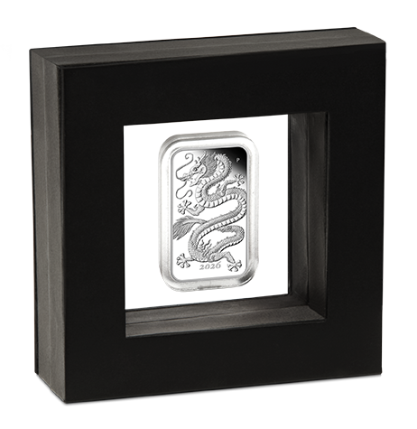 2026 Perth Mint Dragon 1oz Silver Proof Rectangular Bar