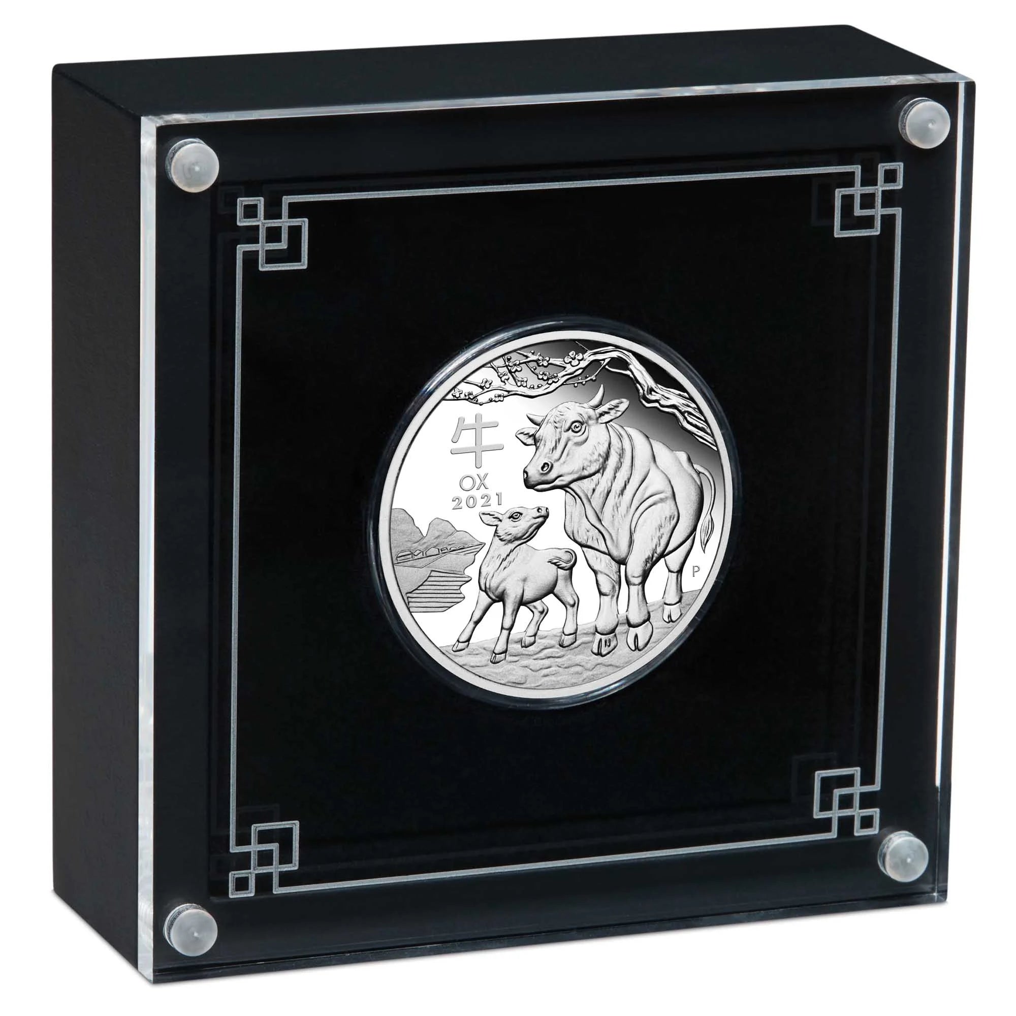 2021 Perth Mint Lunar Ox 1/2oz Silver Proof Coin