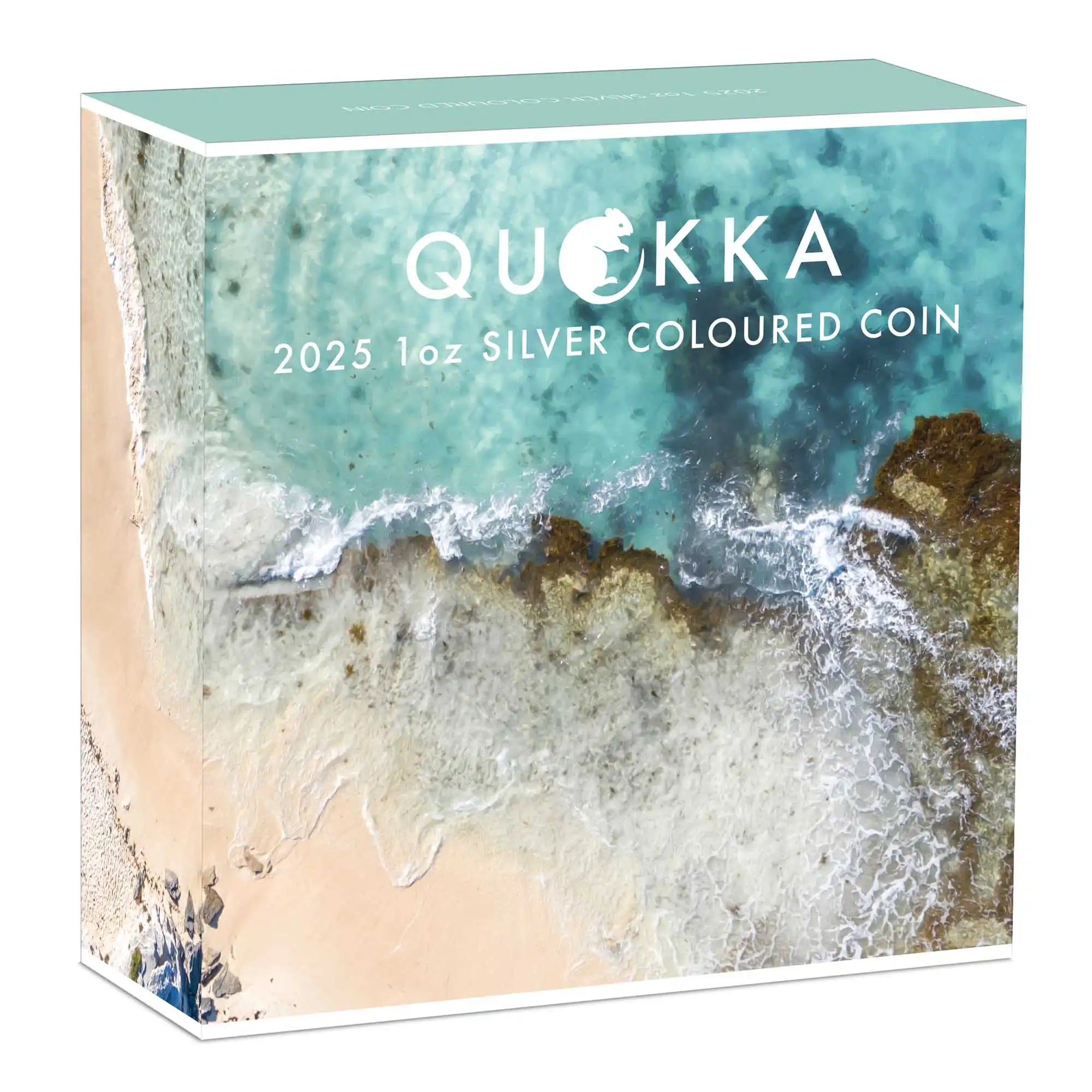 2025 Perth Mint Quokka 1oz Silver Coloured High Relief Proof Coin