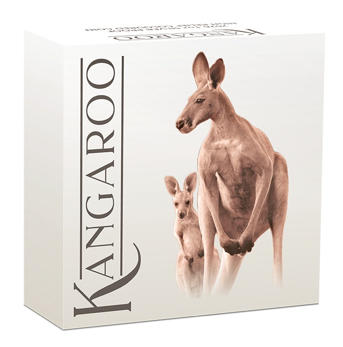 2026 Perth Mint Kangaroo 1oz Silver Coloured 2 Coin Collection