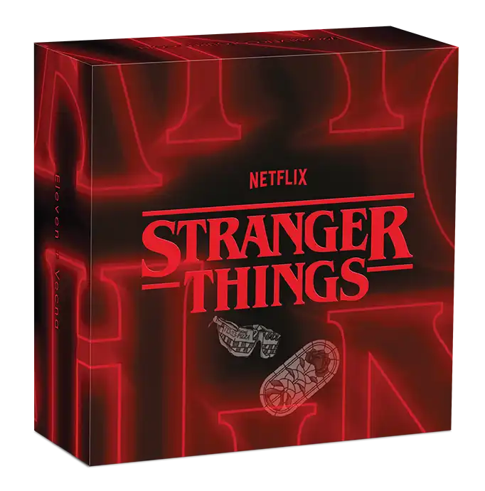 2026 Perth Mint Stranger Things Eleven & Vecna 1/2 oz Silver Coloured Coin