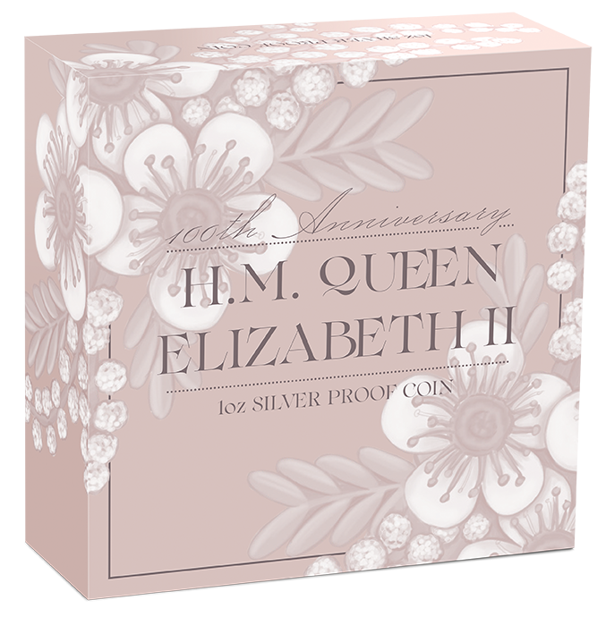 2026 Perth Mint Queen Elizabeth II Centenary 1oz Silver Proof Coin