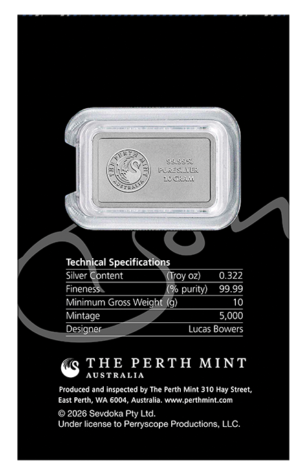 2026 Perth Mint Bon Scott Gold & Silver Minted Bar Collection