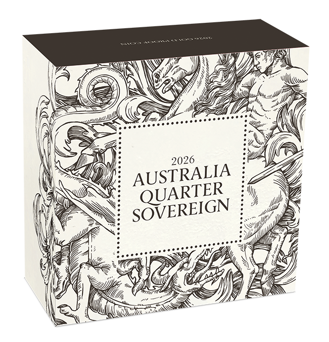 2026 Perth Mint Quarter Sovereign Gold Proof Coin