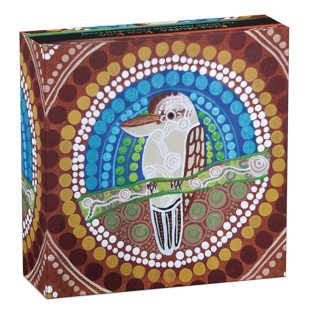 2024 Perth Mint Kookaburra Kaa-Kaa 2oz Silver Antiqued Coloured Coin