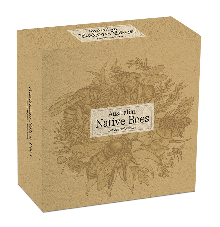 2026 Niue Australian Native Bees 1oz & 5oz Silver Proof Hologram 3-Coin Collection Pre order