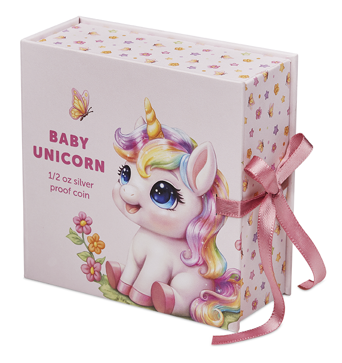 2026 Baby Horse & Baby Unicorn 1/2oz Silver Proof 2 Coin Collection