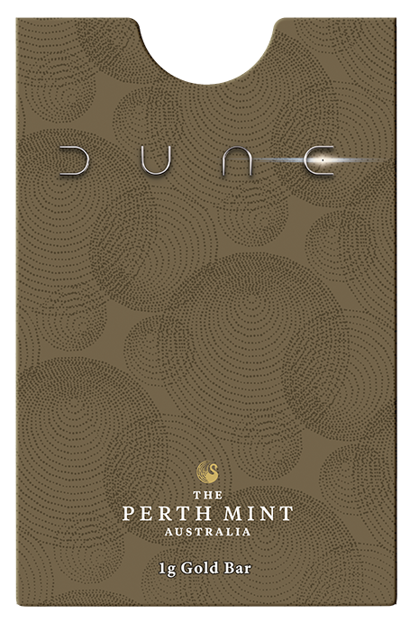 2026 Perth Mint Dune Sandworm 1g Gold Minted Bar