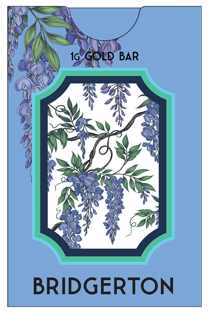 2026 Perth Mint Bridgerton 1g Gold Minted Bar in Card