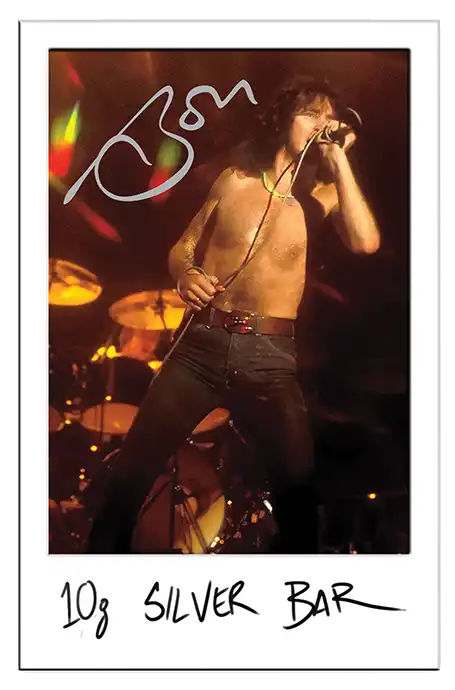 2026 Perth Mint Bon Scott 10g Silver Minted Bar