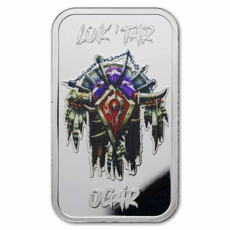 2026 PAMP World of Warcraft Horde 1oz Silver Proof Bar