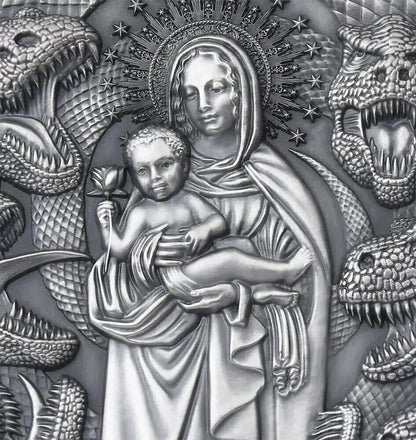 2021 Lady and the Dragon Apocalypse 3oz Silver Coin