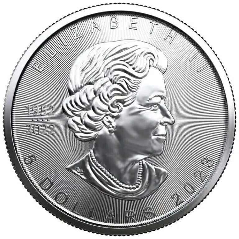2023 RCM Black Hole Holographic Maple Leaf 1oz Silver BU Coin