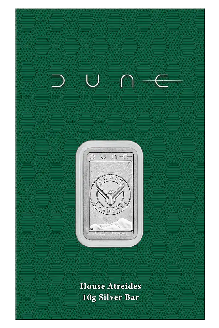 2026 Perth Mint Dune House Atreides 10g Silver Minted Bar