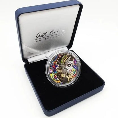 2018 Art Colour La Catrina Libertad 1oz Silver Coin