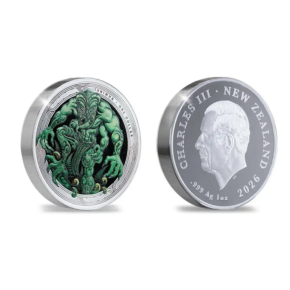 2026  New Zealand Mint Taniwha 1oz Silver Proof 3-Coin Set