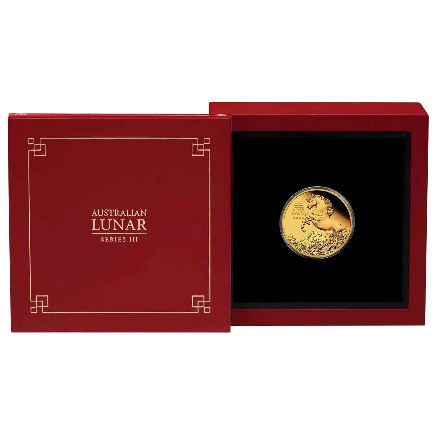 2026 Perth Mint Lunar Horse 1/4oz Gold Proof Coin