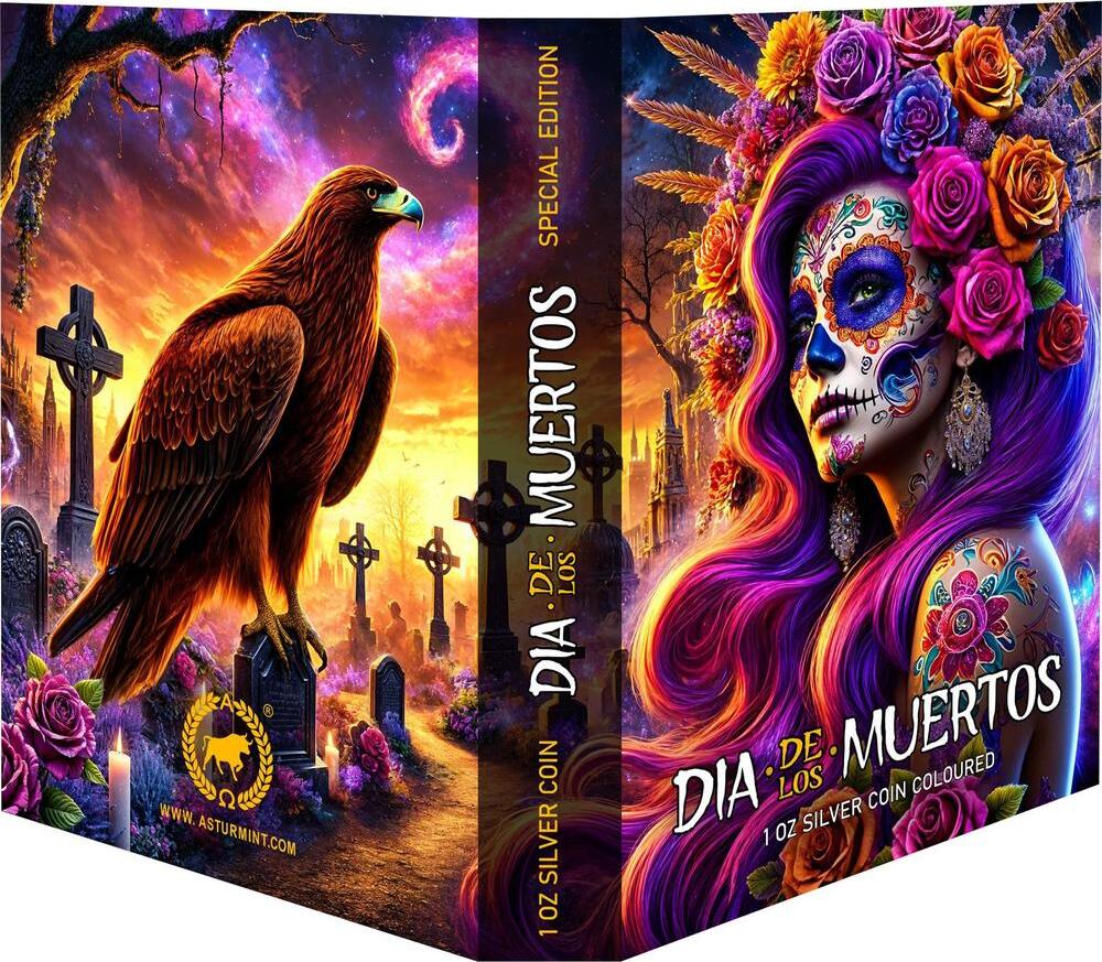 2024 Mexico Libertad Golden Eagle 1oz Black Ruthenium Coloured Silver Coin