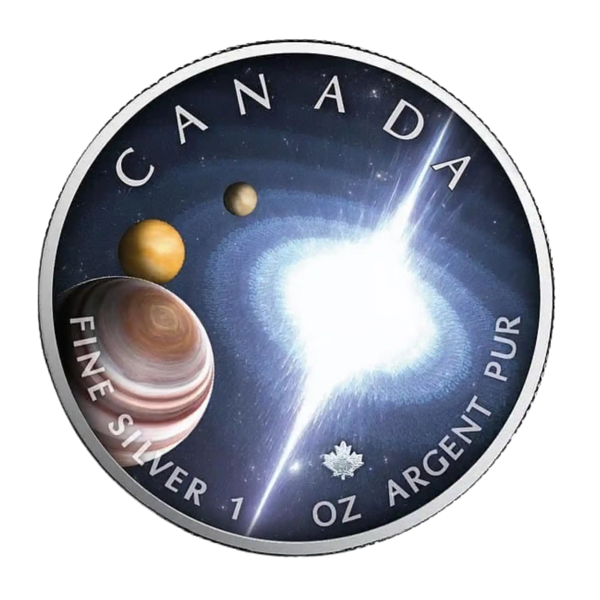 2023 Canada Pulsar The Universe 1oz Silver Maple Leaf Coin