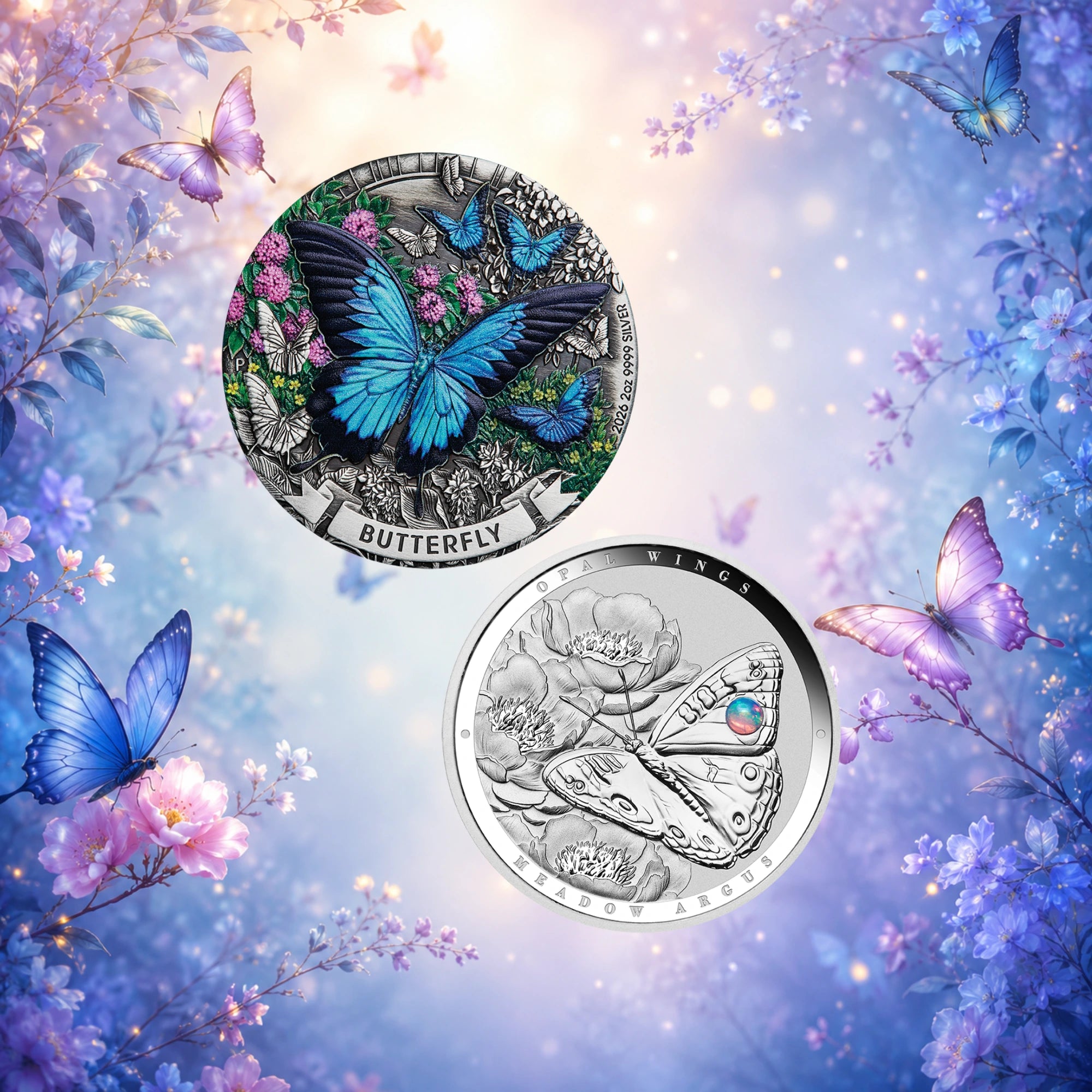 2026 Butterfly & Opal Wings Silver Coin Collection