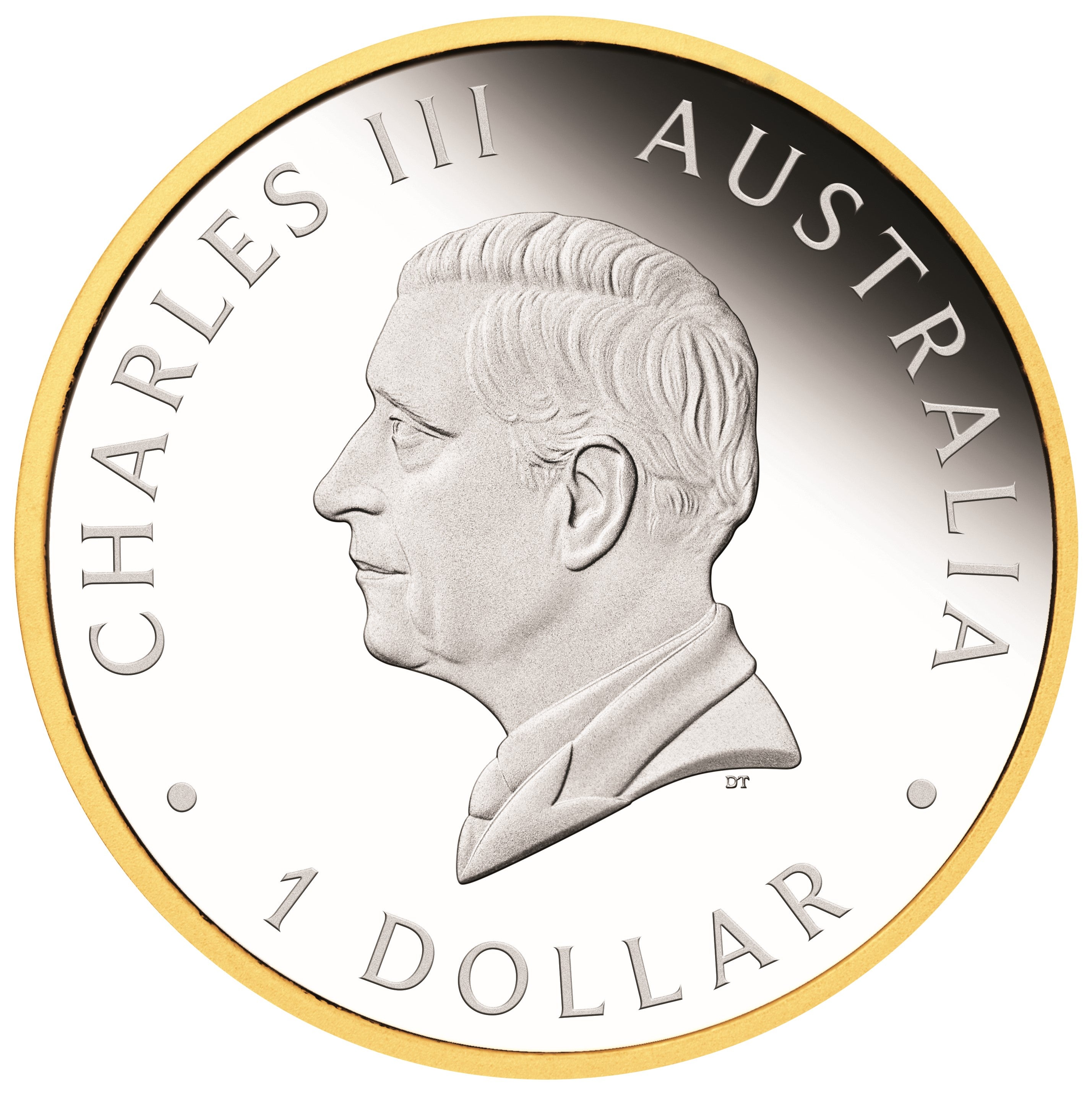 2026 Perth Mint Australian Nugget 40th Anniversary 1oz Silver Proof Gilded Coin