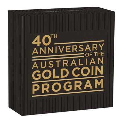 2026 Perth Mint Australian Nugget 40th Anniversary 1oz Proof Gilded Silver Coin - Pre Order