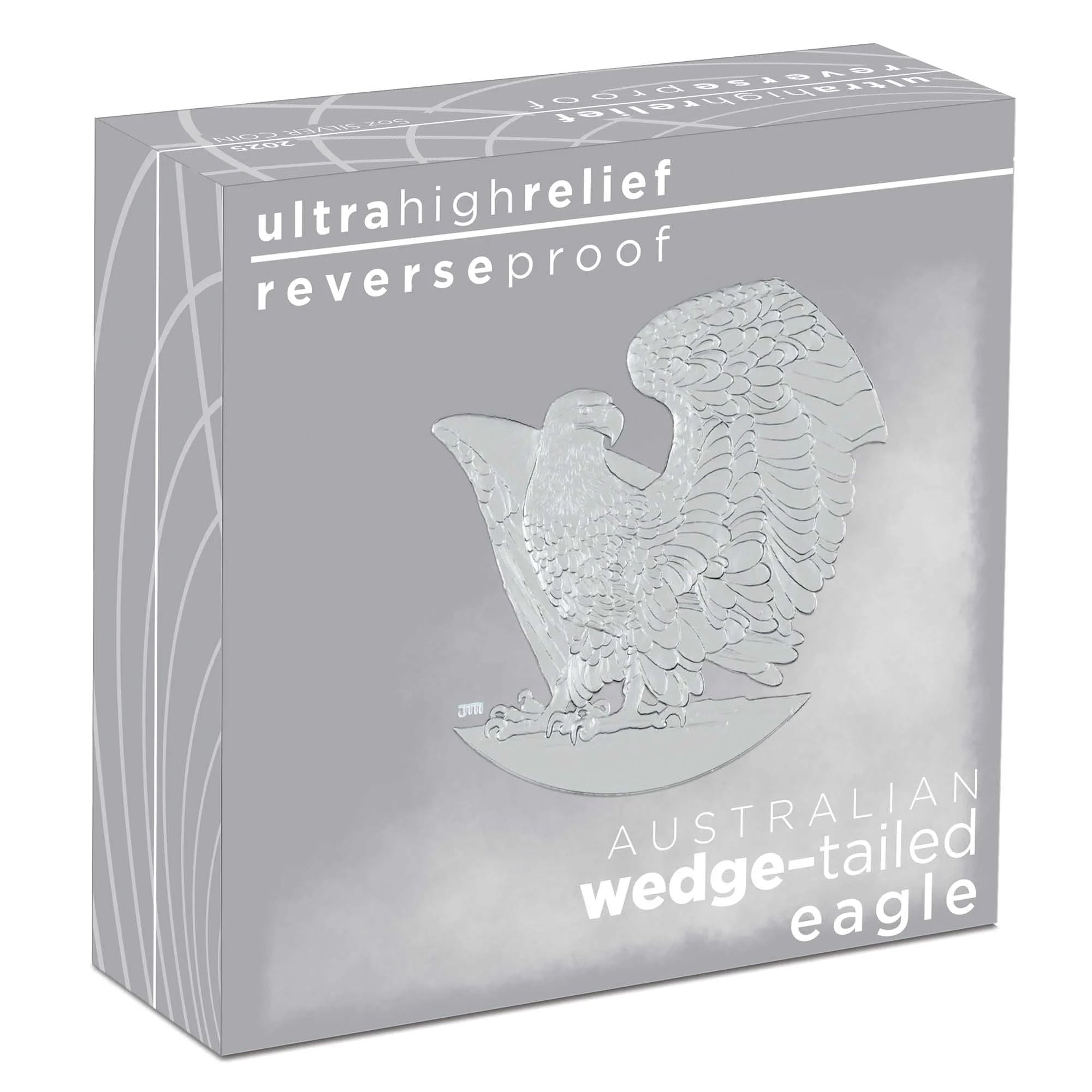 2025 Perth Mint Australian Wedge-tailed Eagle 5oz Silver Reverse Coin