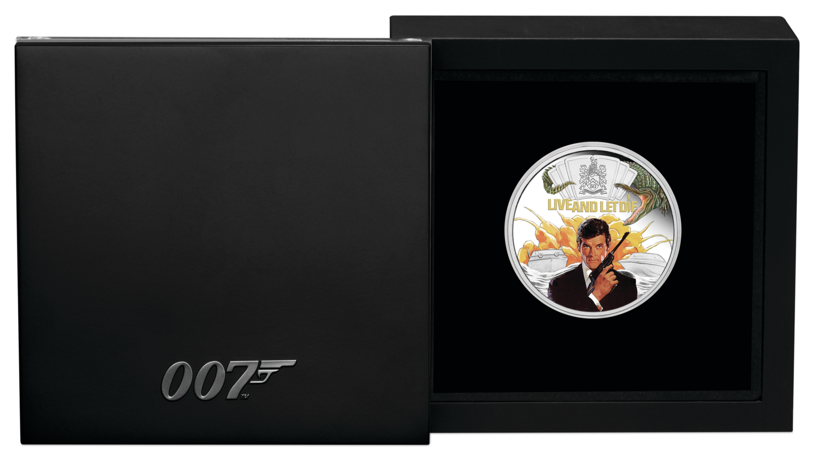 2023 Perth Mint James Bond Live and Let Die 1oz Silver Proof Coloured Coin
