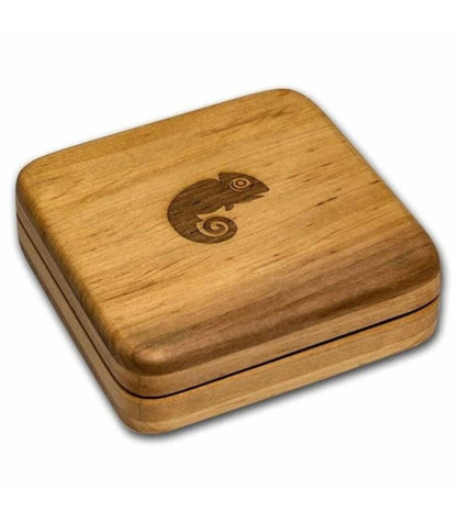 2021 Niue Chameleon 3oz Antiqued HR Silver Coin