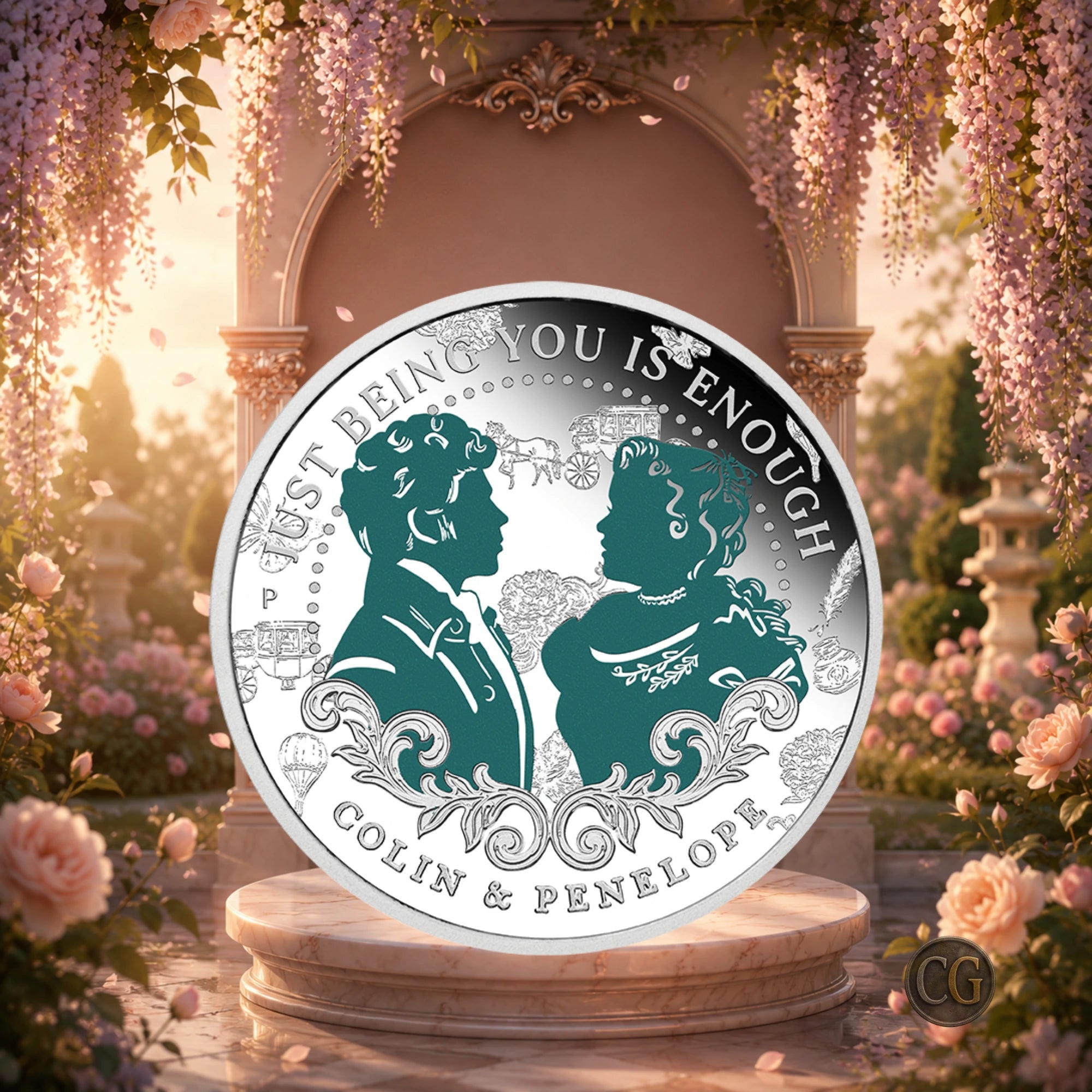 2026 Perth Mint Bridgerton Colin & Penelope 1/2oz Silver Proof Coin