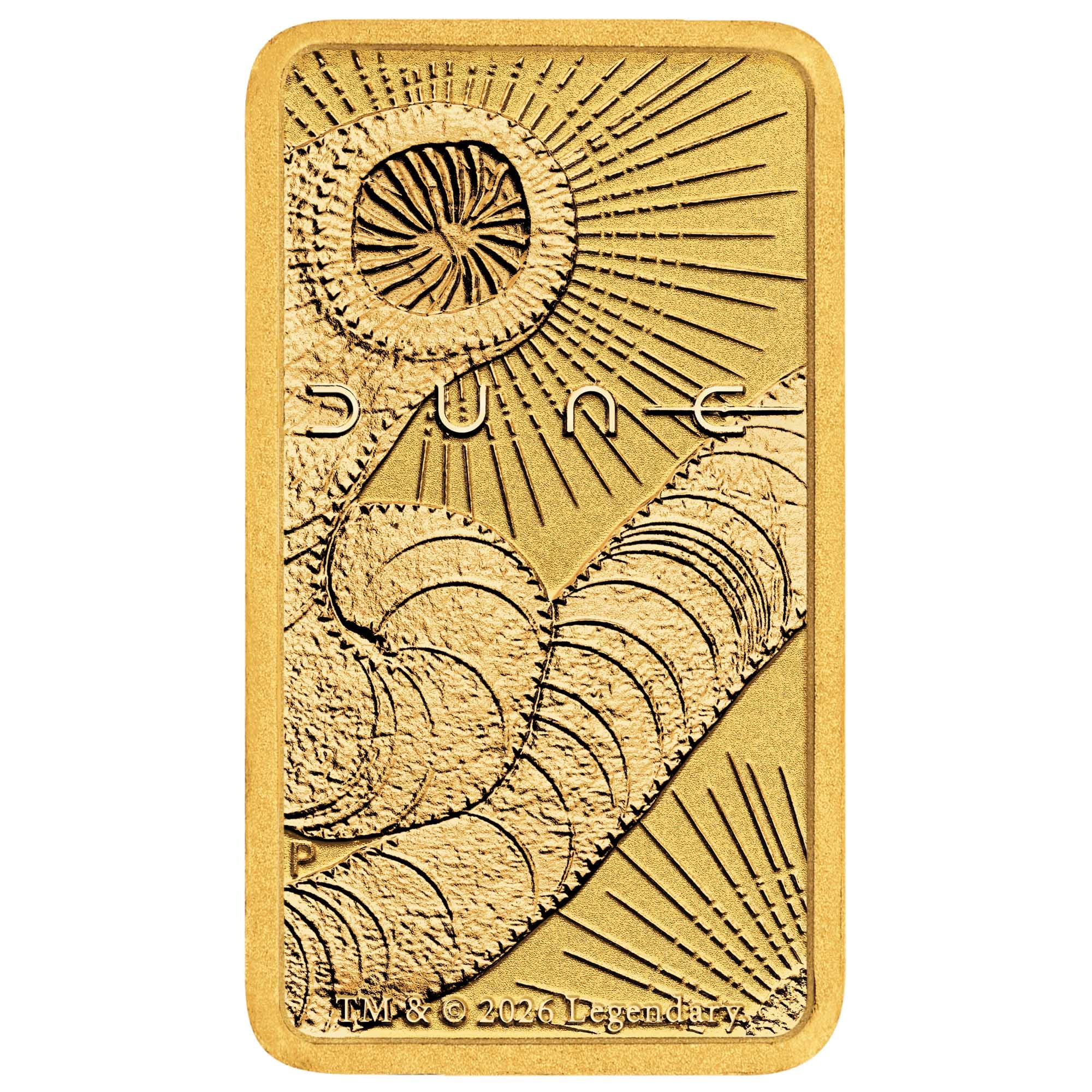 2026 DUNE 1g Gold Bar & 1g Gold Coloured Bar 2Bar Collection