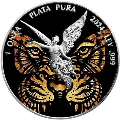 2024 Mexico Libertad Salvaje 1oz Silver Coin  COA