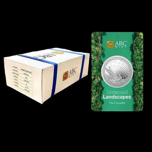2024 ABC Untamed Landscapes Crocodile 1oz Silver Coin