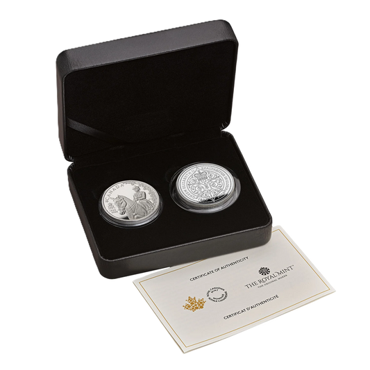 2026 Royal Mint 100th anniversary Birth of Queen Elizabeth II  1oz Silver Two-Coin Set