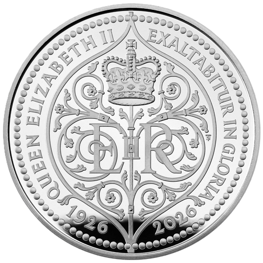 2026 Royal Mint 100th Anniversary Birth of Queen Elizabeth II 1oz Silver Proof Coin